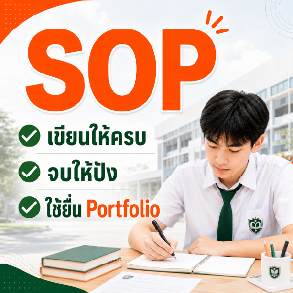 SOP คืออะไร? เขียนอย่างไรให้กรรมการเห็นตัวตนและความพร้อมในการเข้าคณะ